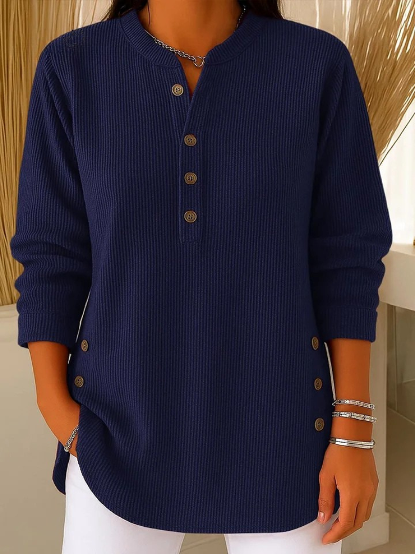 Nieves™ | Túnica Henley con Botones