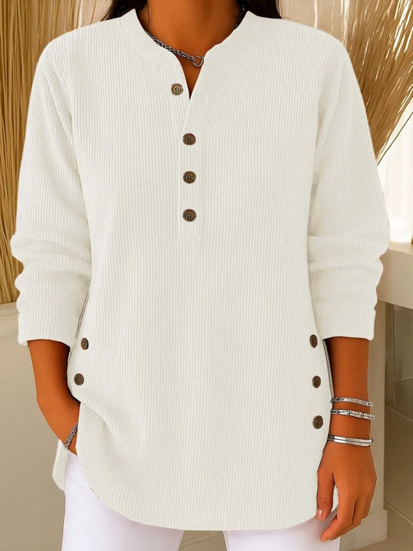 Nieves™ | Túnica Henley con Botones