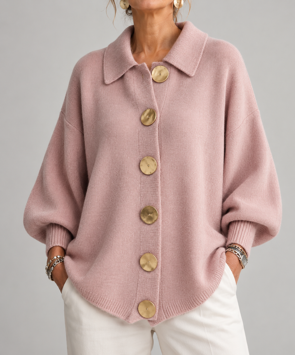 Ardelle™ | Cardigan Oversize con Cuello