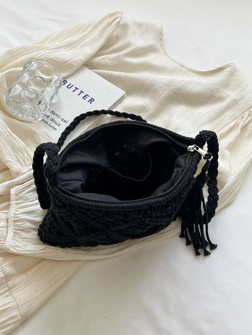 LIA | Bolso bandolera tejido