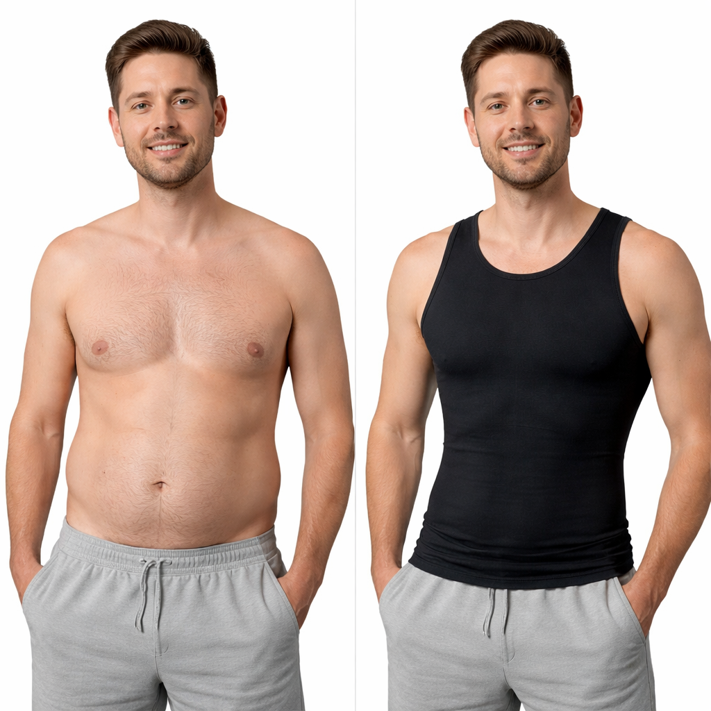 Camiseta Faja Control Fit Hombre