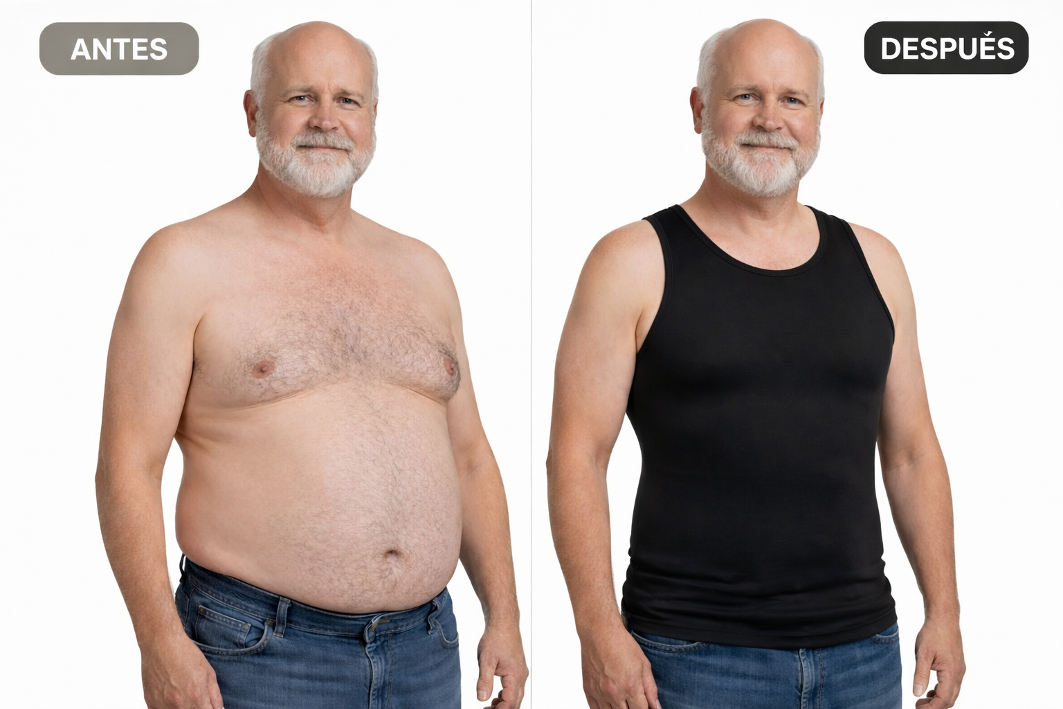 Camiseta Faja Control Fit Hombre