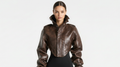 Aura Chaqueta de Cuero Vintage