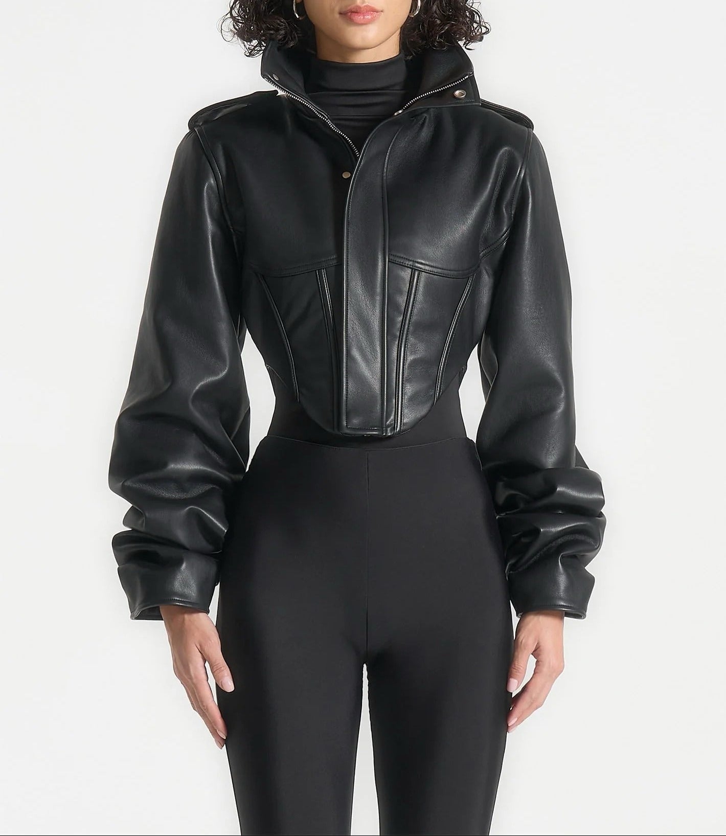 Aura Chaqueta de Cuero Vintage