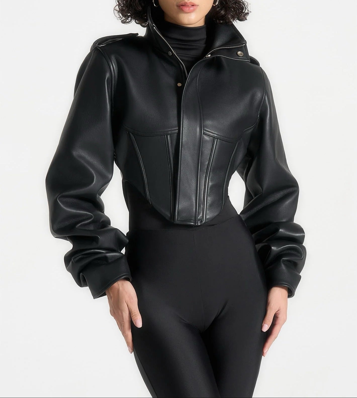 Aura Chaqueta de Cuero Vintage