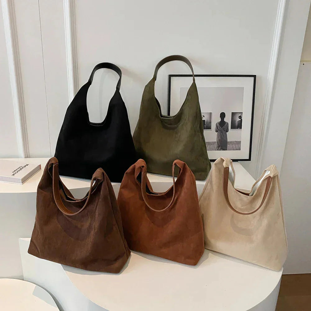 INDIRA | Bolso de ante con asa
