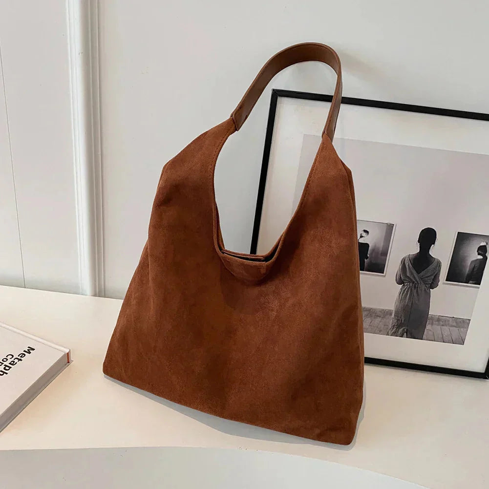 INDIRA | Bolso de ante con asa