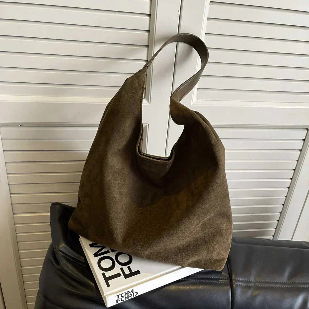 INDIRA | Bolso de ante con asa