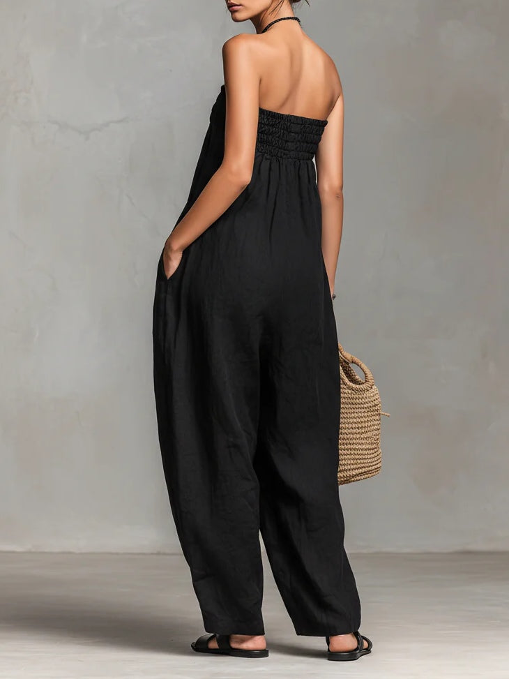 Nina | Elegante enterizo sin tirantes