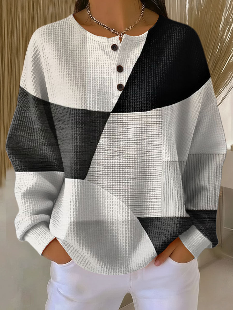 Consuelo™ | Suéter Waffle de Doble Capa
