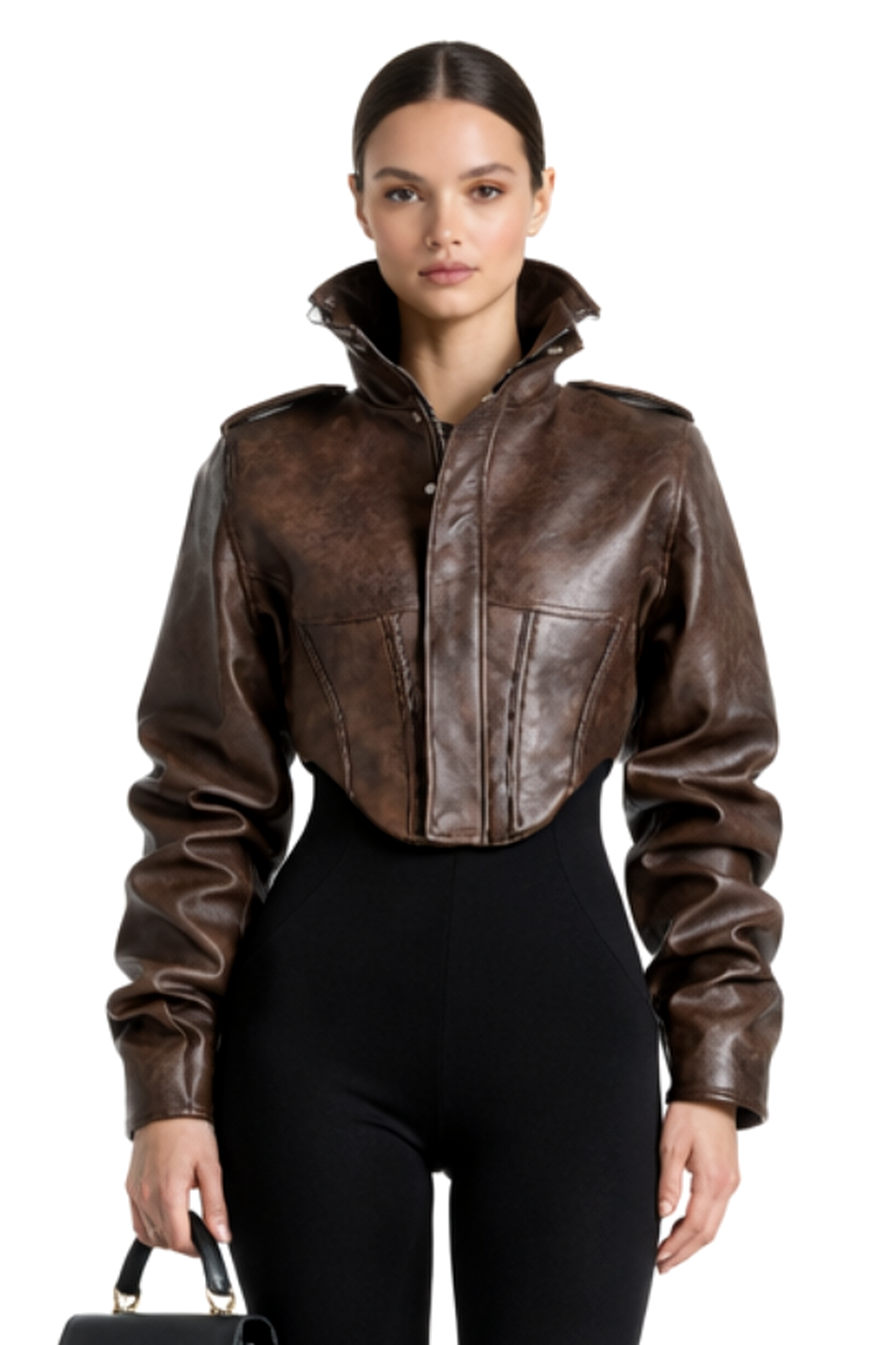 Aura Chaqueta de Cuero Vintage