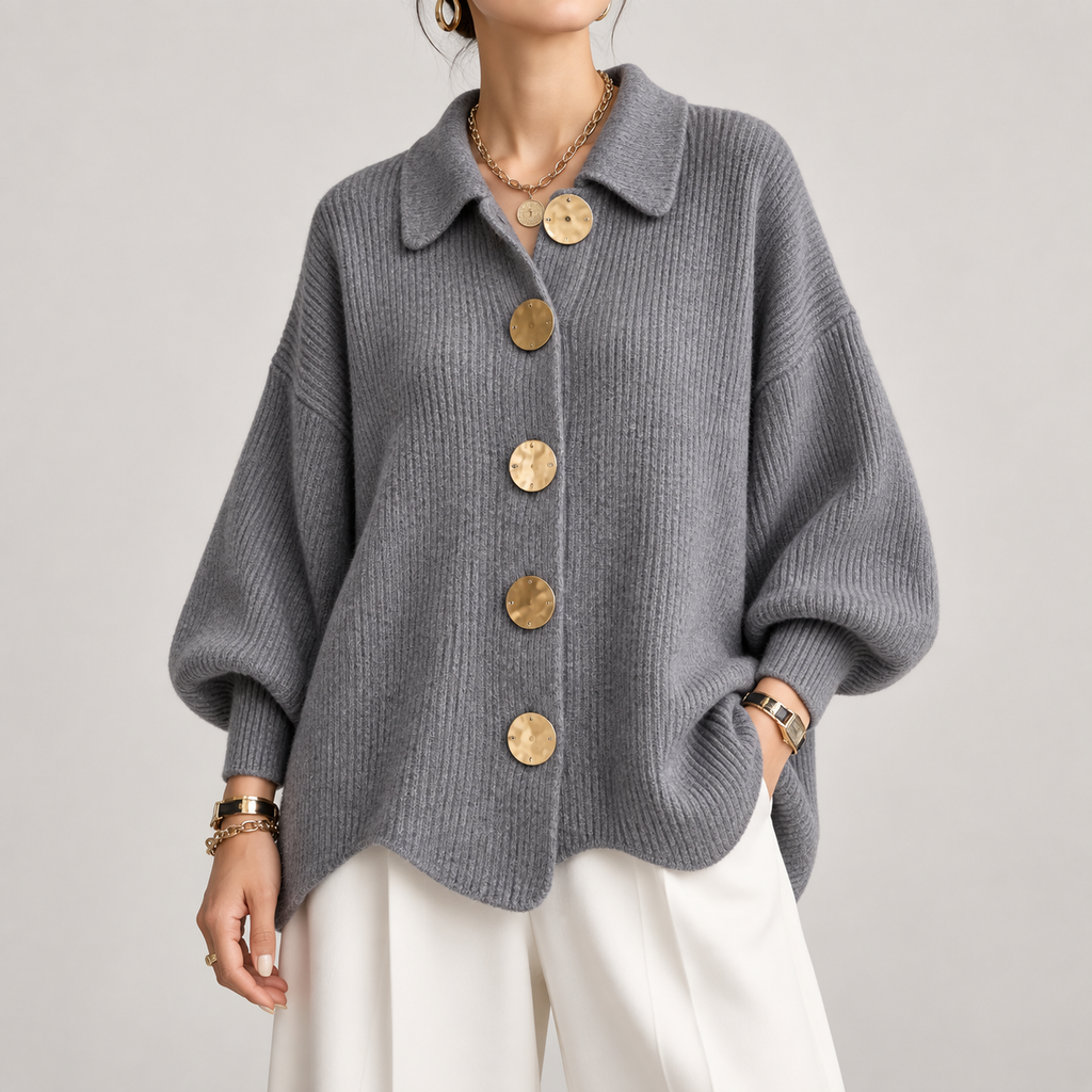 Ardelle™ | Cardigan Oversize con Cuello