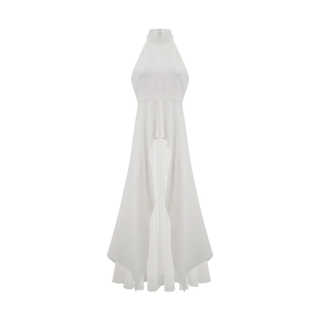 Ágata Vestido Largo Con Cuello Halter