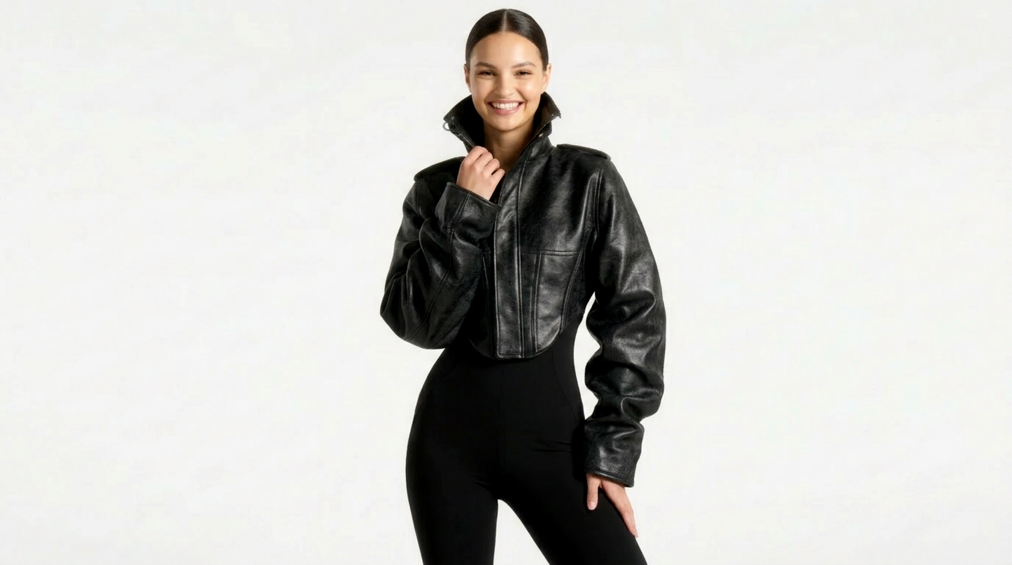 Aura Chaqueta de Cuero Vintage