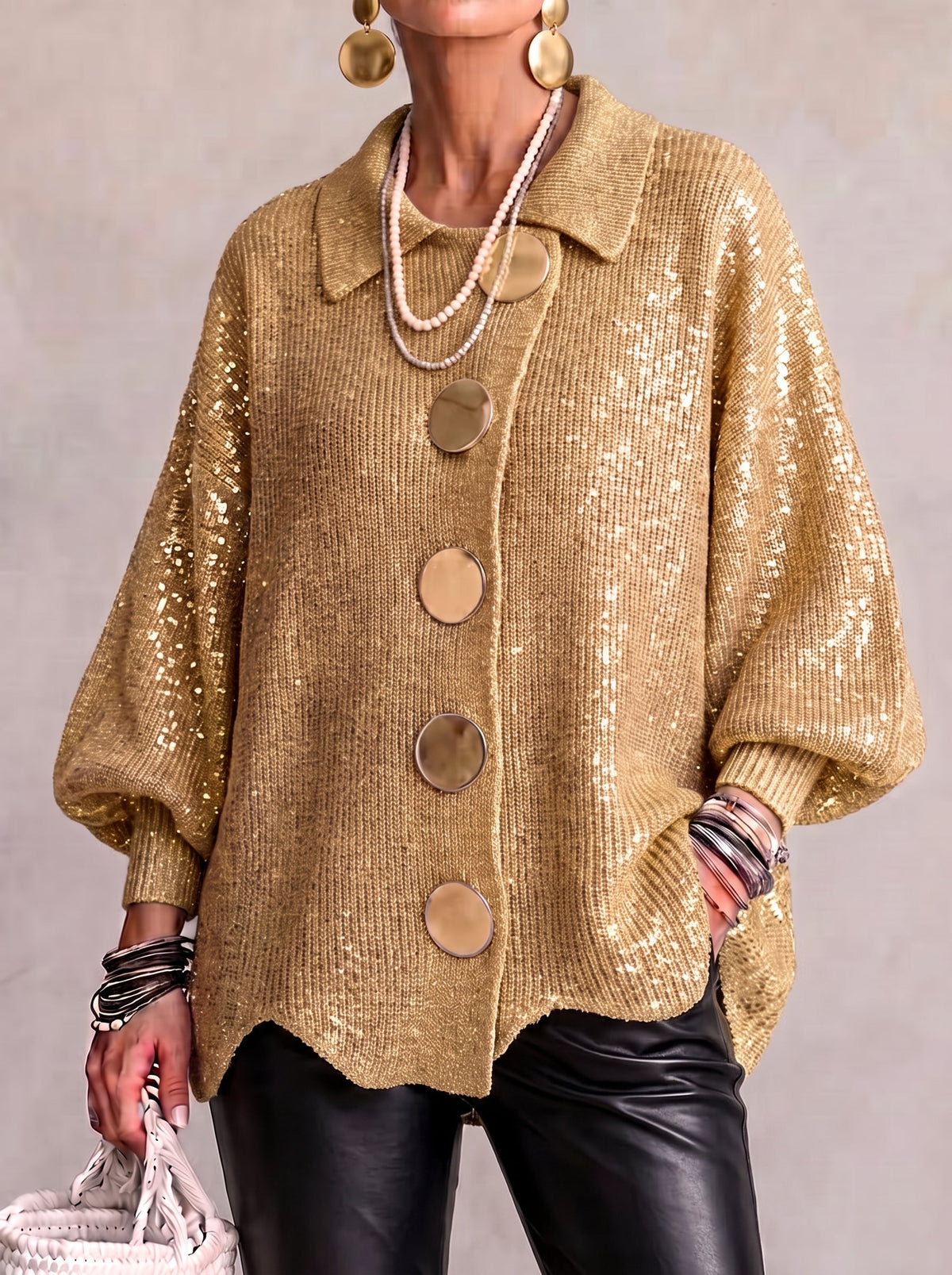Ardelle™ | Cardigan Oversize con Cuello
