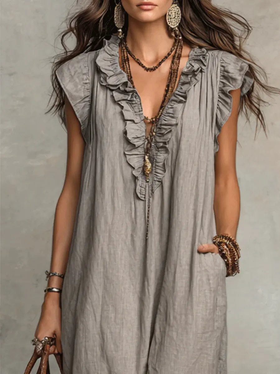 Camélia | Vestido largo de estilo bohemio