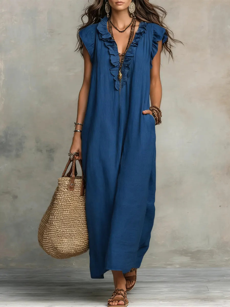 Camélia | Vestido largo de estilo bohemio