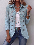Martha | Blazer con estampado de cachemira vintage