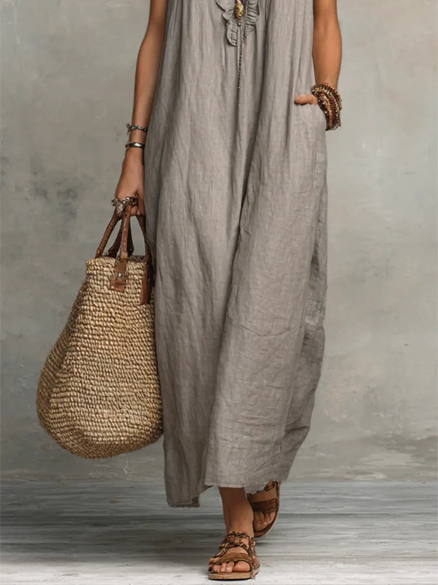 Camélia | Vestido largo de estilo bohemio