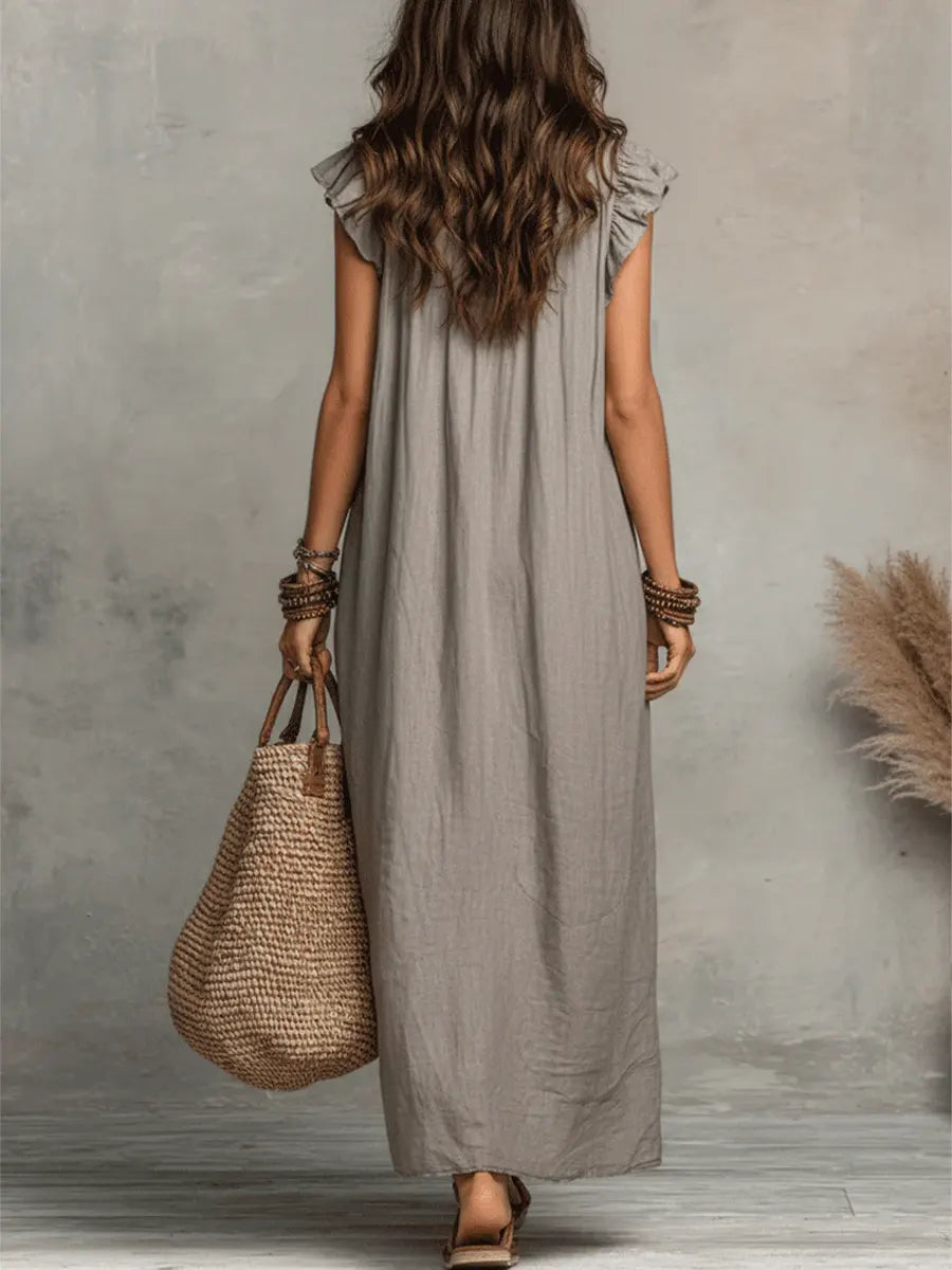 Camélia | Vestido largo de estilo bohemio