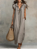 Camélia | Vestido largo de estilo bohemio
