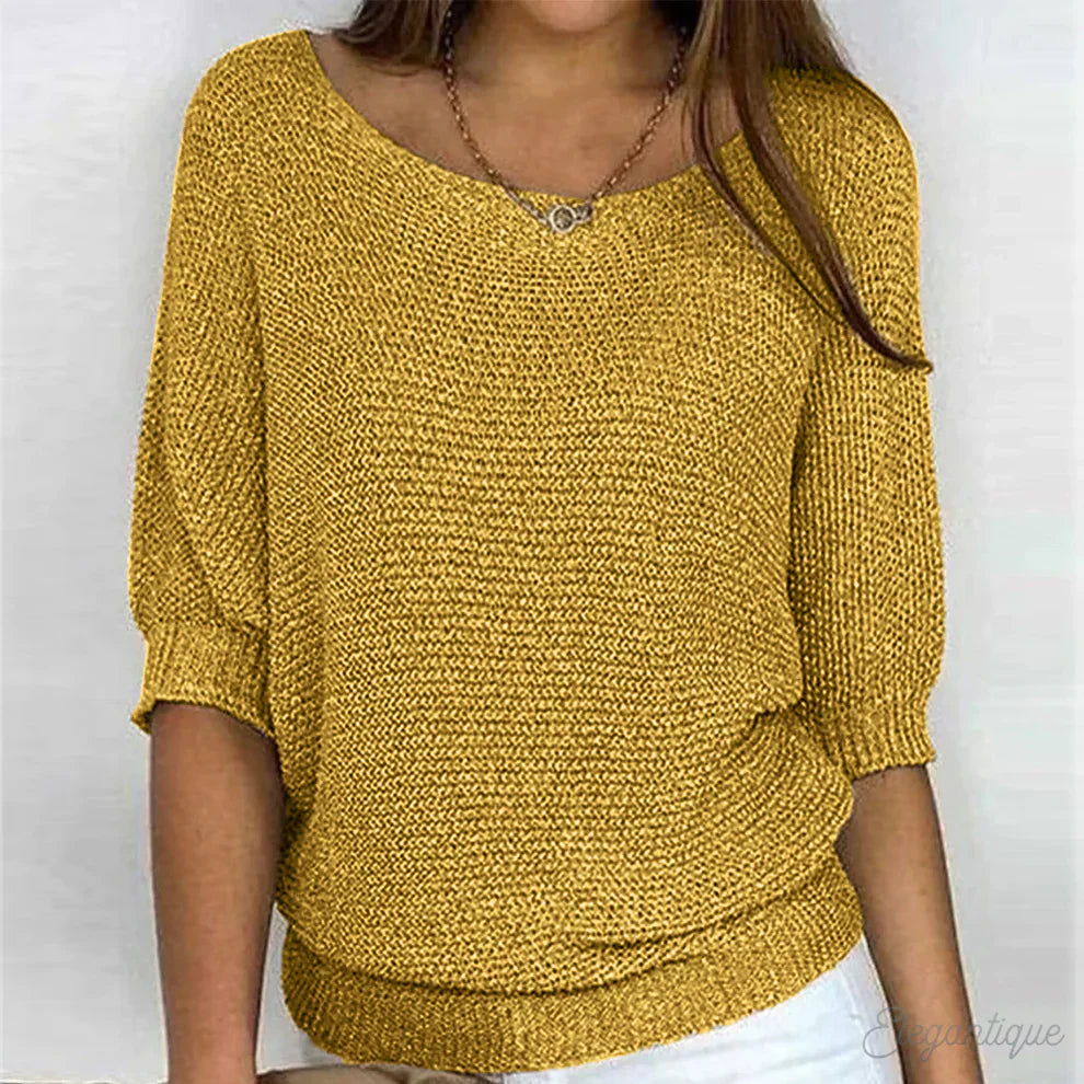 Gabriela™ | Suéter de Punto Trenzado Elegante